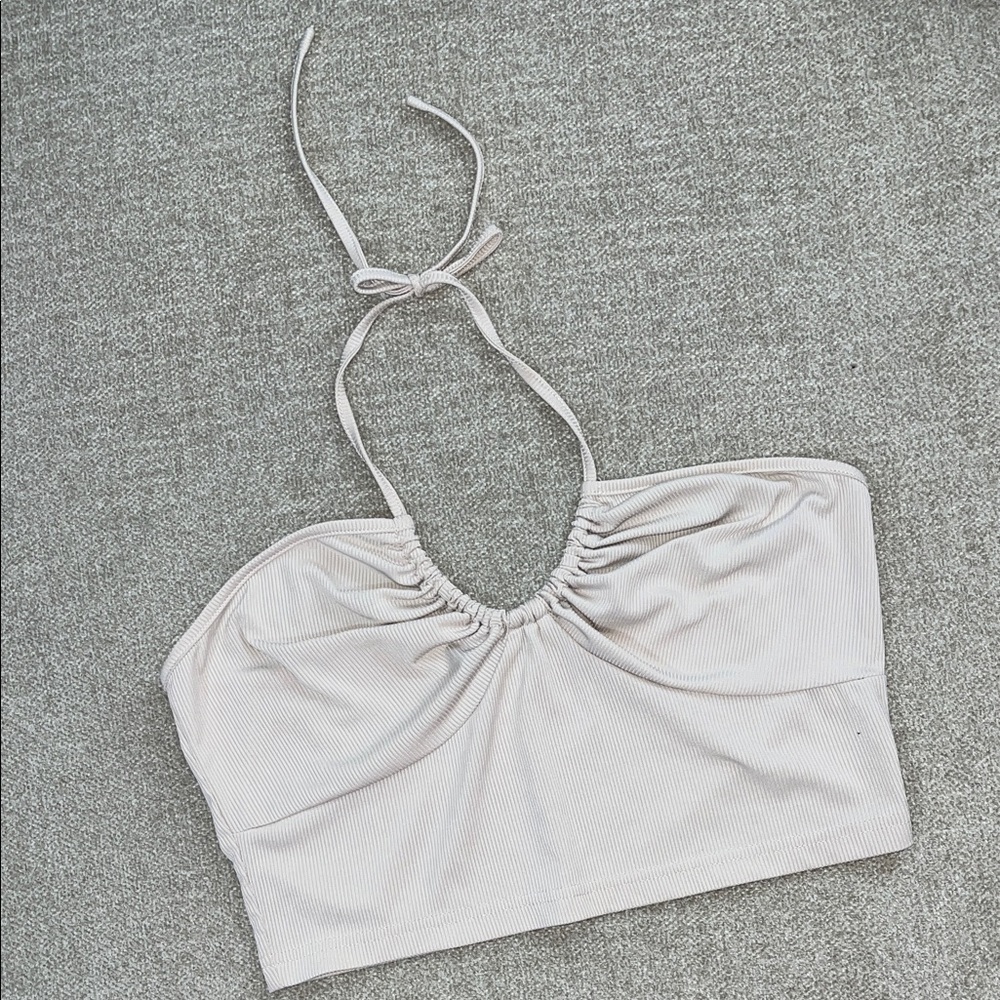 ❤️‍🔥 4 for $20 (bundle) SHEIN Cream Halter Top